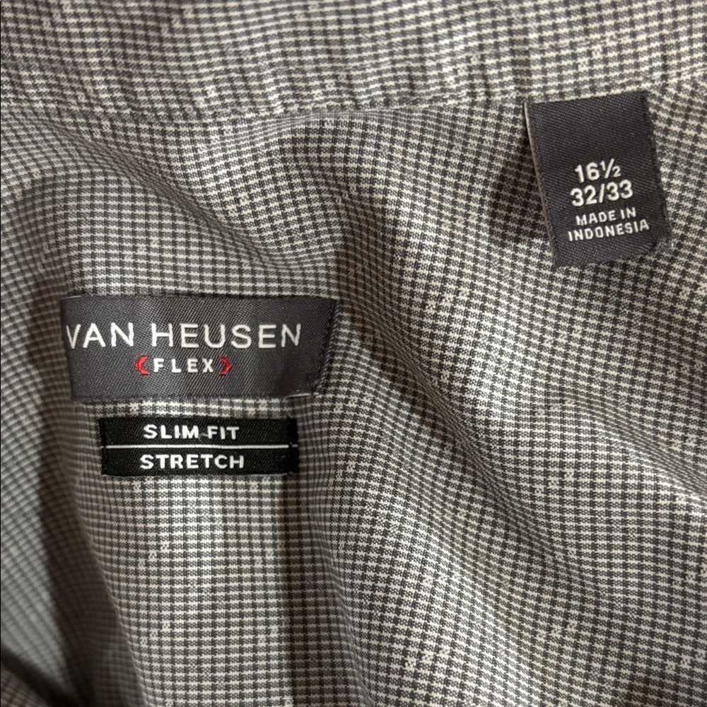 Van Heusen Flex-Slim Fit Dress Shirt- 16.5 - Picture 8 of 8